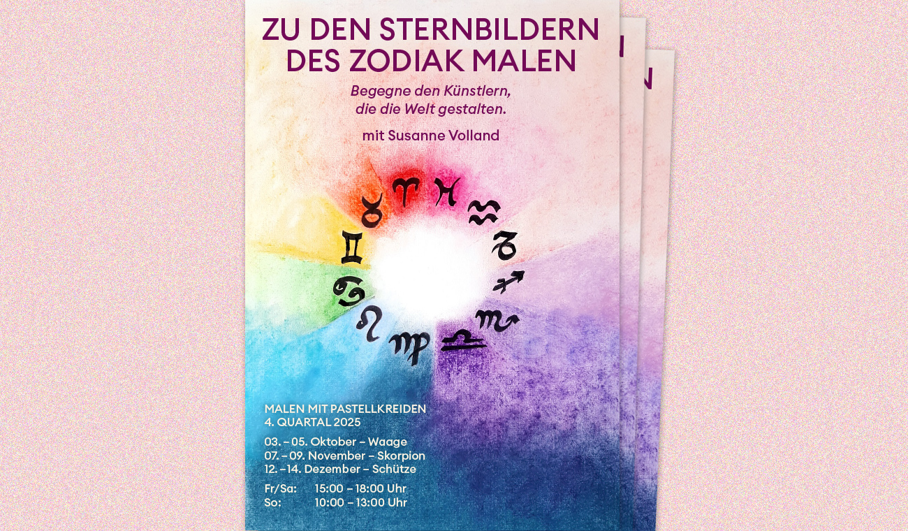 Zu den Sternbildern des Zodiak malen